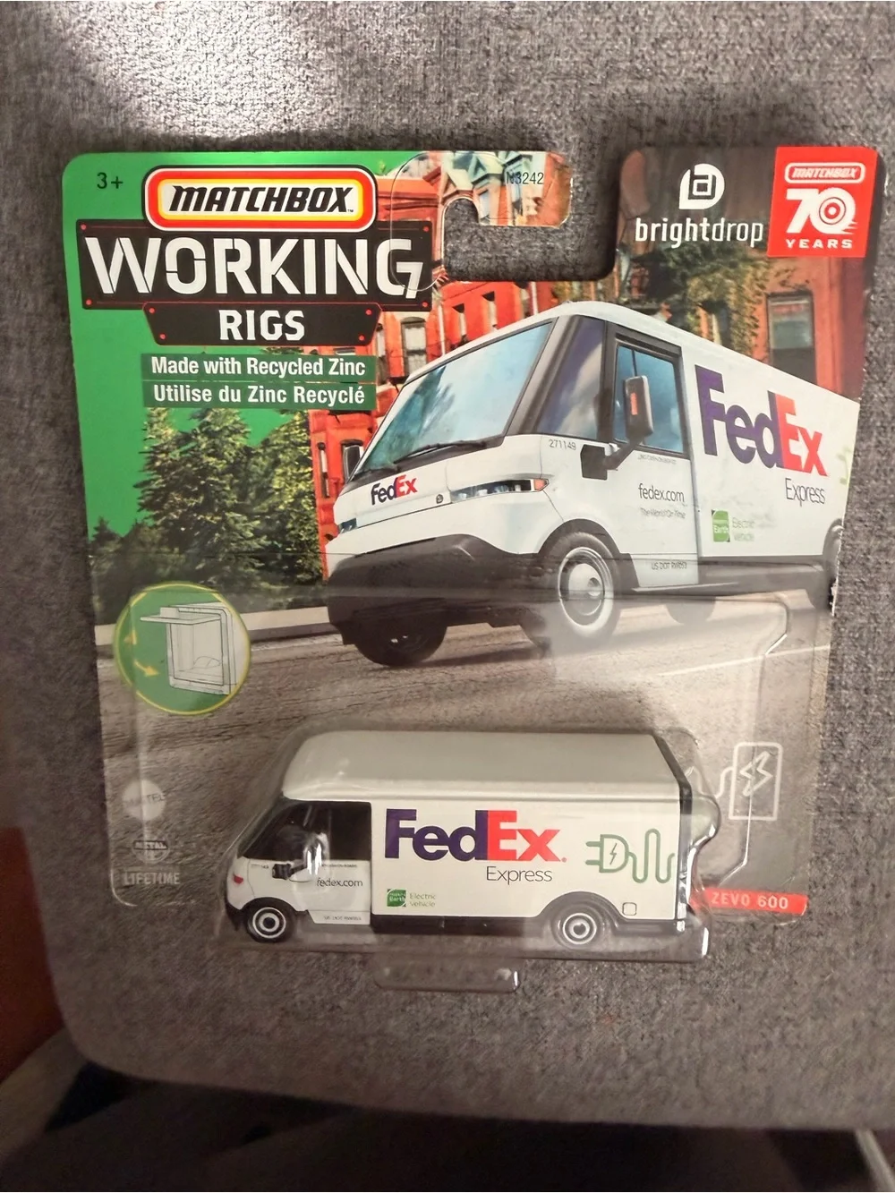 Matchbox Match FedEx White Electric Delivery Van Toy